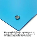 RubberStat Dual Layer ESD Compliant Workstation Rubber Table Mat Kit, Cell - Image 2