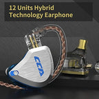 CCA C12 in Ear Monitor Headphones 5BA 1DD Hybrid HiFi IEM Earphones Noise - Image 6