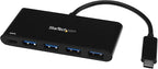 StarTech.com 4 Port USB C Hub - 60W Power Delivery Passthrough Charging - USB by StarTechcom