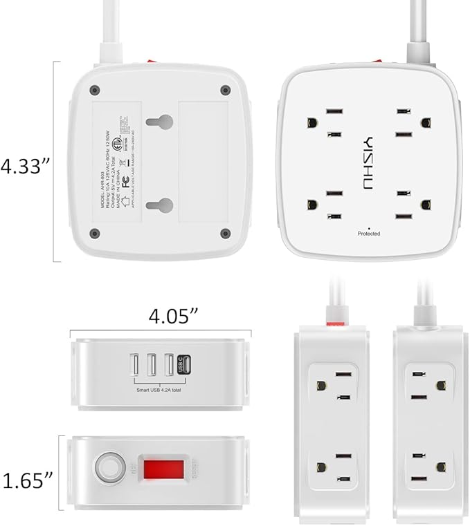 15 Ft Surge Protector Power Strip - Image 7