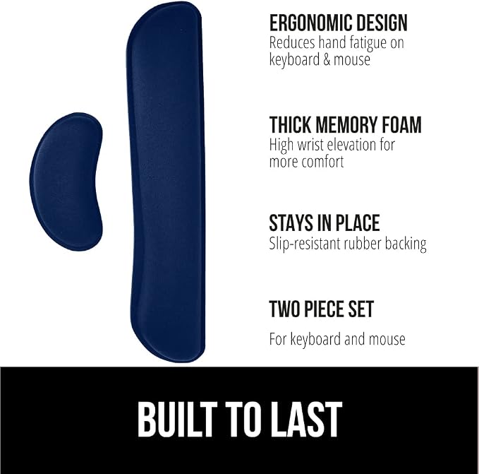 GORILLA GRIP Silky Gel Memory Foam Wrist Rest - Image 2