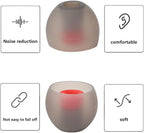 9 Pairs Earbud Tips, Silicone Replacement Earbud Tips Inner Hole 3.8mm -5.5mm - Image 6