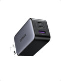 UGREEN 65W USB C Charger Block, Nexode 3-Port GaN Fast Type C Charger, Compact by UGREEN
