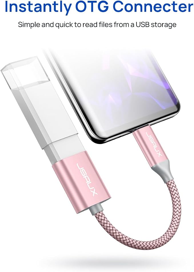JSAUX USB C to USB 3.0 Adapter, Type C Male to USB Female OTG Cable Compatible - Image 5
