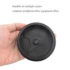 HAHIYO 2Pcs 3.15Inch/80mm Black ABS Plastic Sector-Shaped Desk Grommet Wire - Image 6