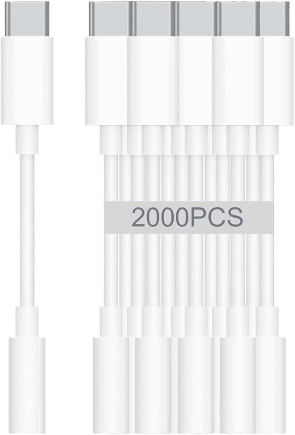 USB-C to 3.5mm Audio Headphone Adapter by Phoie
