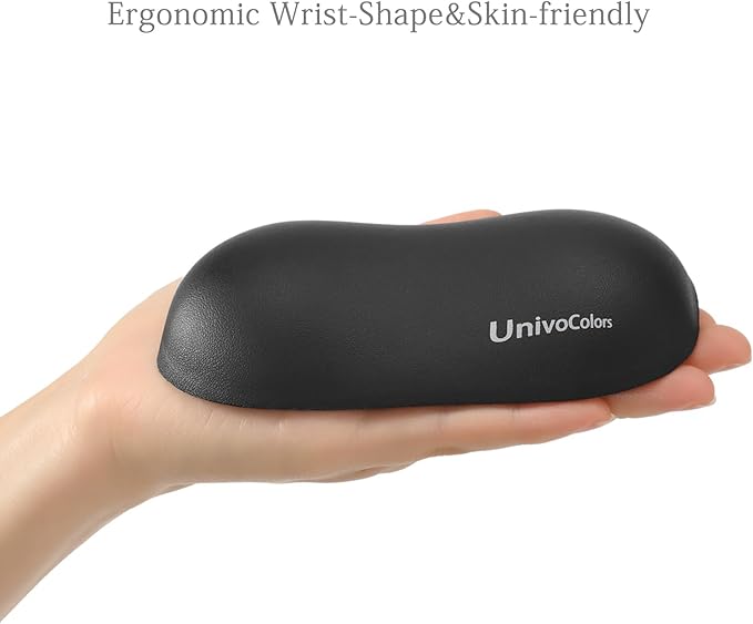 UnivoColors Design-Wave Wrist Rest, Artificial Sheepskin+Memory - Image 5