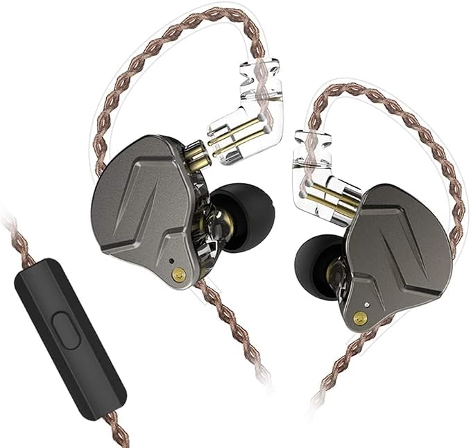 KZ ZSN Pro 1BA+1DD Wired Earphone HiFi Stereo Headphones in Ear Built in Mic - Image 2