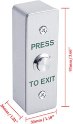 Door Access Control System Inswinging 600lbs Magnetic Lock Kit Build-in Alarm - Image 7