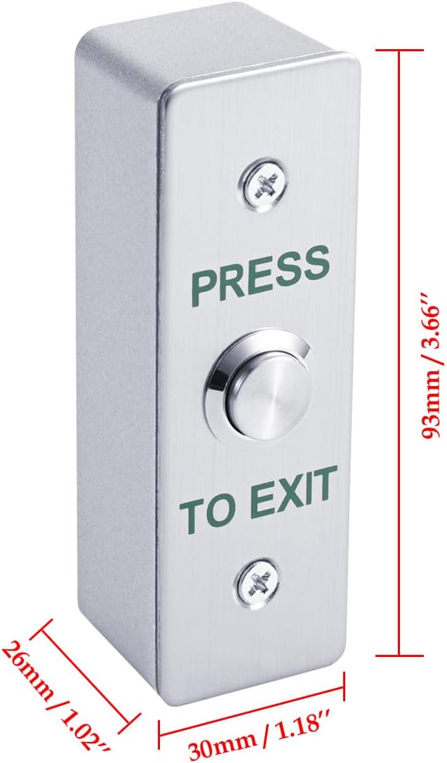 Door Access Control System Outswinging 600lbs Magnetic Lock Kit Build-in Alarm - Image 7