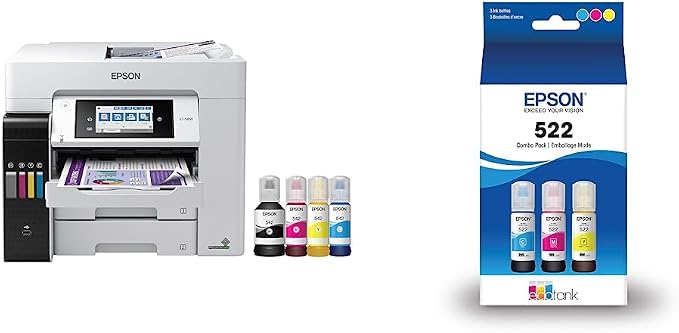 Epson EcoTank Pro ET-5850 Wireless Color All-in-One Supertank Printer by Epson