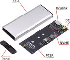 CY External Oculink SFF-8612 SFF-8611 to M.2 NGFF M-Key to NVME PCIe SSD 2280 - Image 8