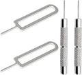 4 Pcs SIM Card Removal Openning Tool Tray Eject Pins Needle Opener Ejector by Unknown