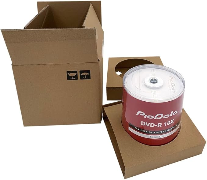 DVD-R 4.7GB 16X Logo Top Blank Media | 100-Pack Cake Box Spindle | Blank DVDs - Image 2