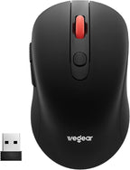 wegear USB Wireless Mouse for Laptop PC Mac, 2.4GHz Cordless Mouse by wegear