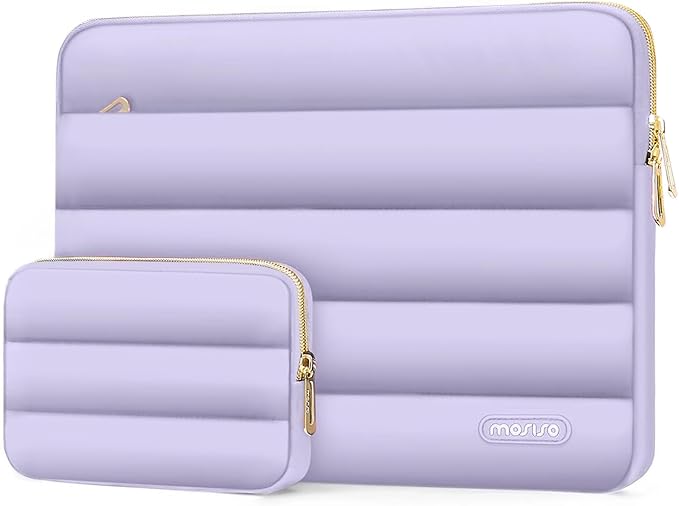 MOSISO 15-15.6 inch Laptop Case, 16 inch Puffy Laptop Sleeve Compatible by MOSISO