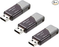 PNY 256GB Turbo Attaché 3 USB 3.0 Flash Drive 3-Pack – Grey, P-FD256X3TBOP-MP by PNY