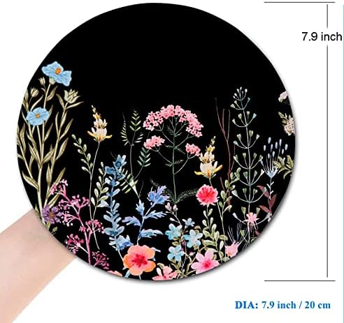 Floral Mouse Pad: Non-Slip Rubber Base & Comfortable Lycra Cloth - Image 2