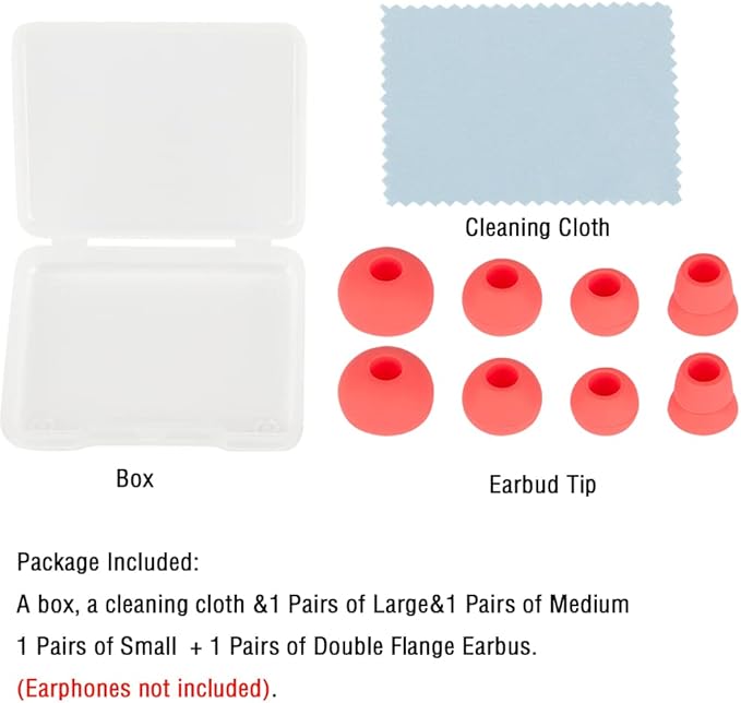 Replacement Earbud Tips Eargels Earpads Compatible - Image 8