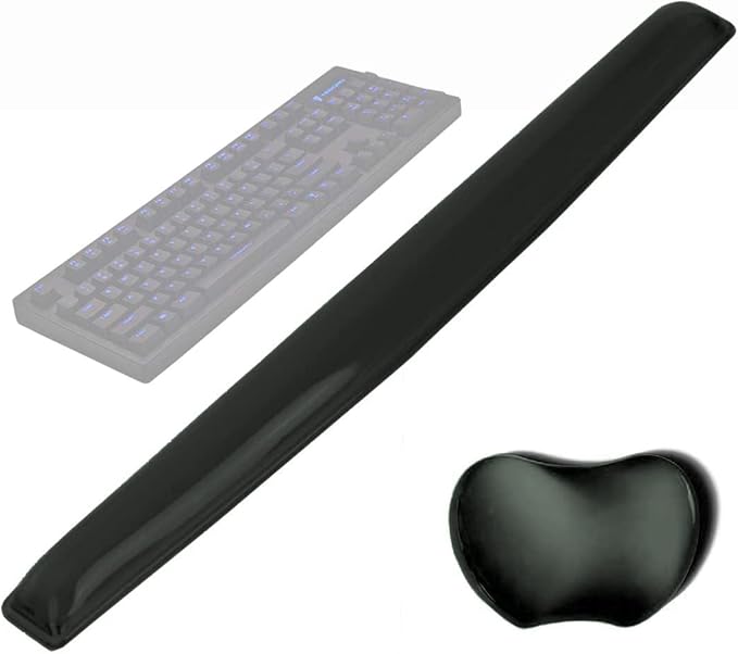 Gel Keyboard Wrist Rest Set Plus by ABRONDA
