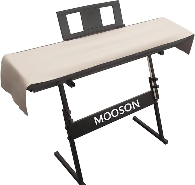Keyboard Piano Cover, Digital Piano Dust Cover, Light Luxury Soft and Premium by Mooson