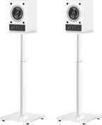 ELIVED Universal Speaker Stands Height Adjustable 28"-37.4", Bookshelf Speaker by ELIVED