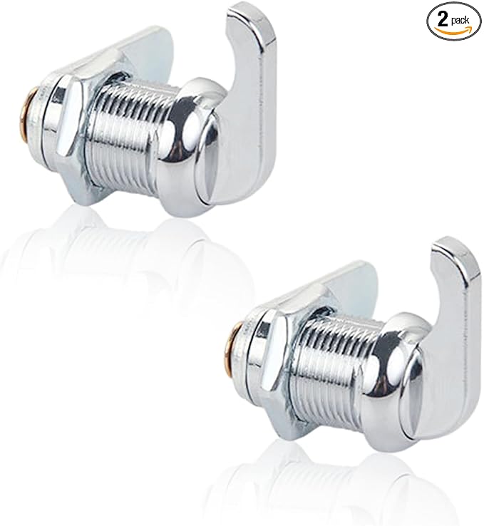 2 Pack Thumb Operated Offset Cam Lock Latch, Keyless Cam Lock Latch by Unknown