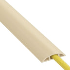 ZhiYo 4ft Cord Hider Floor for 1 Small Wire, Soft PVC Cord Covers for Wires on by ZhiYo