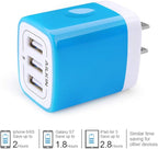 Wall Charger, USB Charger Adapter, 3.1A/3Pack Muti Port Fast Charging Cube - Image 2