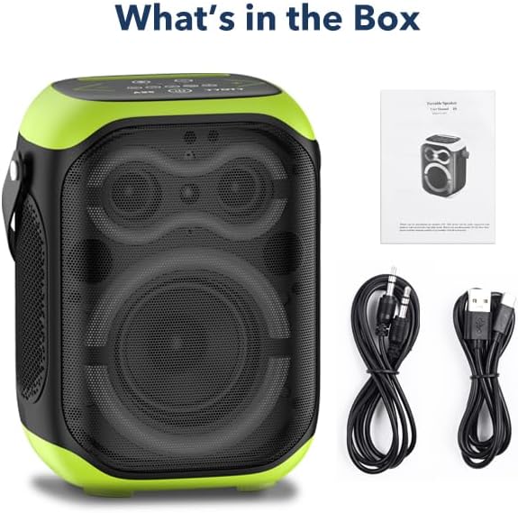 Portable Bluetooth Speakers 80W Big Powerful Wireless Outdoor Loud Stereo Deep - Image 9