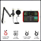 Podcast Microphone Bundle with Live Sound Board Audio Mixer, Podcast Equipment - Image 2