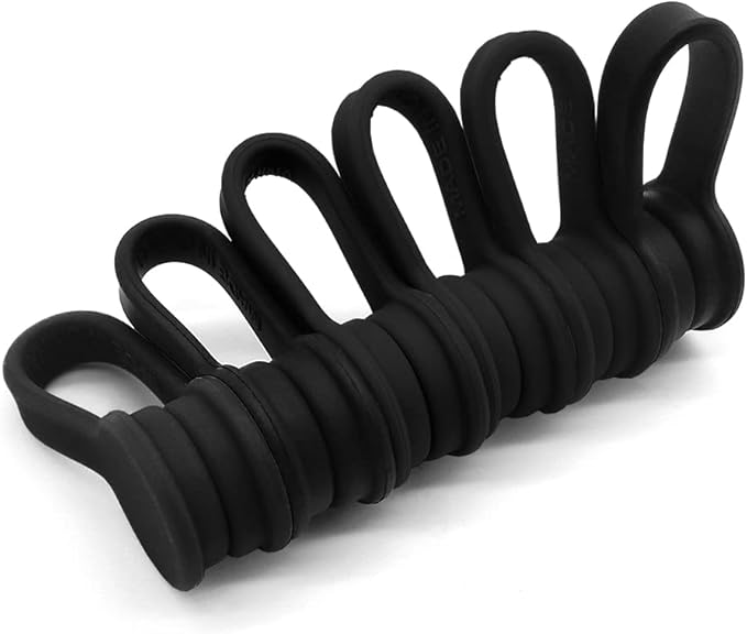 Viaky 6 Pcs Black Magnetic Cable Clips Organizer Earbuds Cords Winder Bookmark by Oneclickforallyourneeds%EF%BC%81