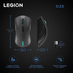 Lenovo Legion M600 RGB Wireless Gaming Mouse – 16, 000 DPI, 9 Programmable - Image 15