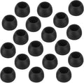 Earbud Tips - 9 Pairs, Compatible - Black by DMZHY