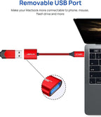 JSAUX USB C to USB 3.0 Adapter, Type C Male to USB Female OTG Cable Compatible - Image 4