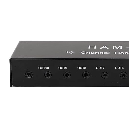 10 Channel Headphone Amplifier 1 In 10 Out Channel Stereo Distributor Headphone - Image 9