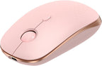 TECKNET Wireless Mouse, Rechargeable Slim Portable Silent Computer Mouse by Tecknet