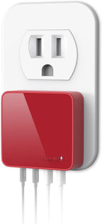 Nekmit USB C Charger, Thin Flat 52W 4-Port Fast Wall Charger by Nekmit