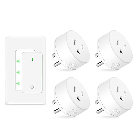NineLeaf 4 Plug-in Light Switches by NineLeaf