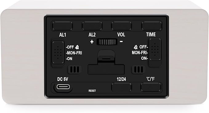 MOSITO Digital Wooden Alarm Clock - Image 8