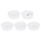 uxcell 5 Pcs 53mm Desk Grommet, Plastic Cable Hole Cover, Wire Cord Cable by uxcell