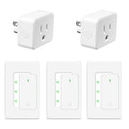 NineLeaf Remote Control Square Outlet Plug Switch, Buckle Design & Removable by NineLeaf