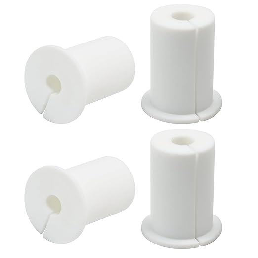 4pc Starlink Cable Grommet 1" Silicone Waterproof Wall Hole Pass Through Split by EASYEAH