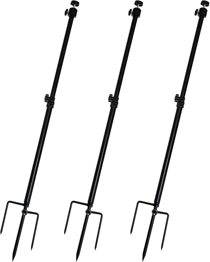 Trail Camera Mount, Height Adjustable & 360° Rotating Stake, Dual-Mode Base by Unknown