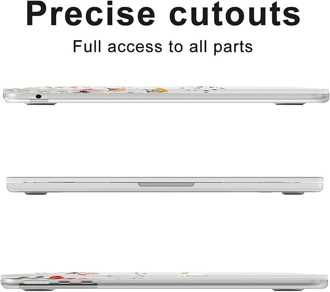 G JGOO Compatible with MacBook Air 13 inch Case 2025 2024 2023 2022 M4 A3240 M3 - Image 9