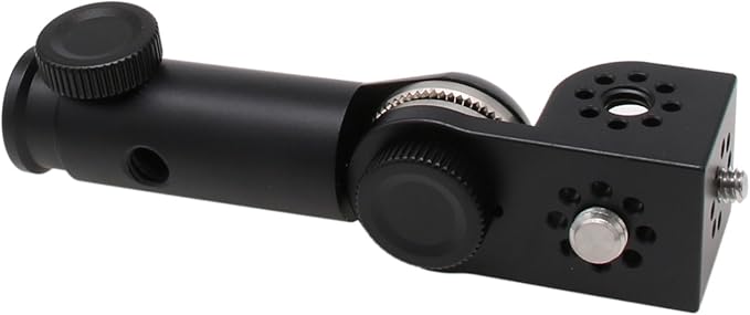 Tripod Mount Adapter and 3/8" 1/4" Bracket Block Cube 180 Swivel Rotation - Image 7