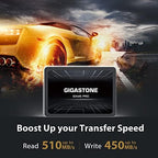 Gigastone SATA SSD 256GB 2.5 inch SSD 510MB/s Upgrade Laptop PC Memory and - Image 2