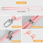 for iPhone 16e Case with Adjustable Phone Lanyard Strap, Compatible with MagSafe - Image 4