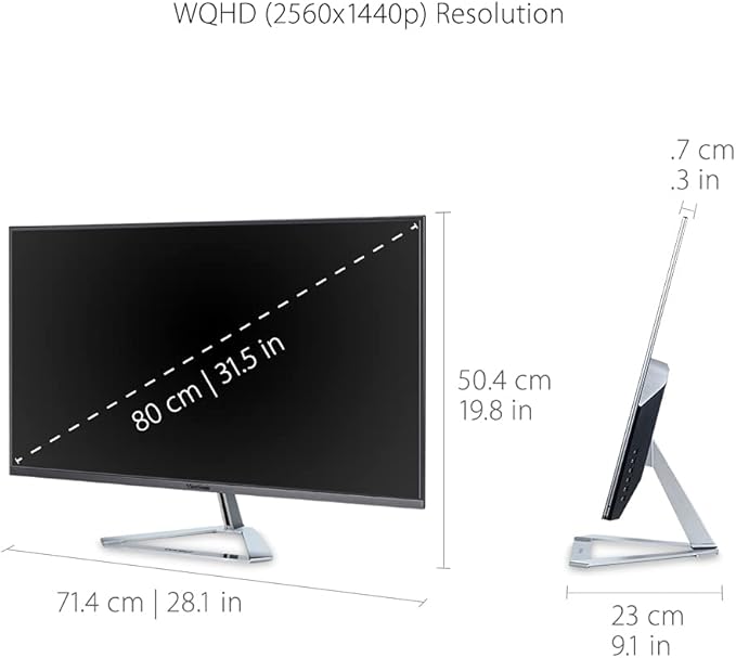 ViewSonic VX3276-2K-MHD 32 Inch Widescreen IPS 1440p Monitor - Image 4