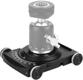 Camera Slider, Camera Car Aluminium Alloy 4 Wheeled Tabletop Slider by Unknown